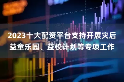 2023十大配资平台支持开展灾后益童乐园、益校计划等专项工作