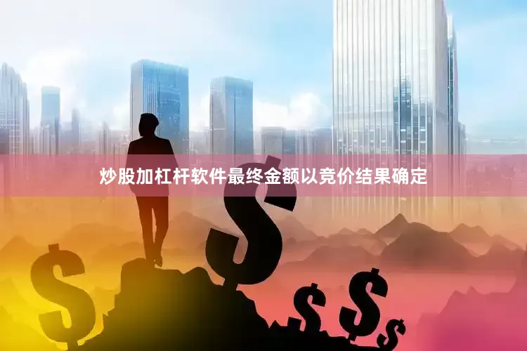 炒股加杠杆软件最终金额以竞价结果确定