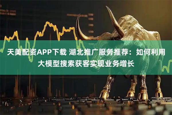 天美配资APP下载 湖北推广服务推荐：如何利用大模型搜索获客实现业务增长